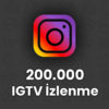 İnstagram 200.000 IGTV İzlenme