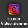 İnstagram 30.000 Video İzlenme