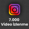 İnstagram 7.000 Video İzlenme
