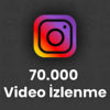 İnstagram 70.000 Video İzlenme