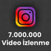 İnstagram 7.000.000 Video İzlenme