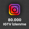İnstagram 80.000 IGTV İzlenme