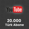 Youtube 20.000 Türk Abone