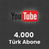 Youtube 4.000 Türk Abone