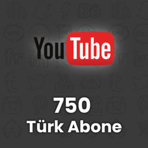 Youtube 750 Türk Abone