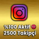 İnstagram Aktif Organik 2500 Takipçi